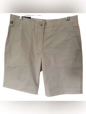 J.Lindeberg Elma Fine Twill Stretch Shorts Ivory Size 29 NWT